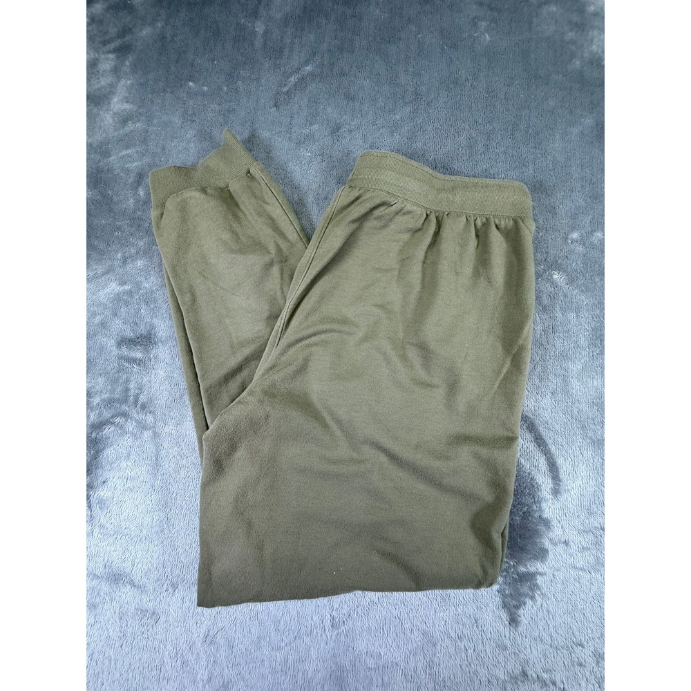 BCG Womens Olive Green Joggers XL Activewear Drawstring Sweatpants 166658